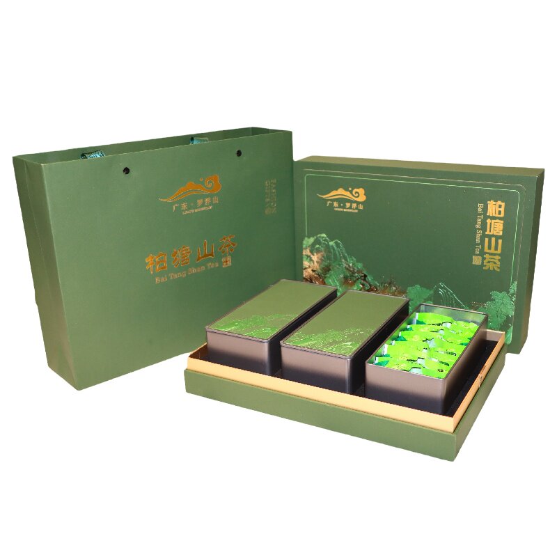 柏塘山茶精挑秋茶客家特级绿茶