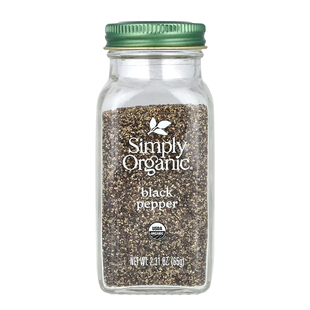 美国 Simply Organic 黑胡椒粉颗粒西餐健康饮食牛排肉排调料65g
