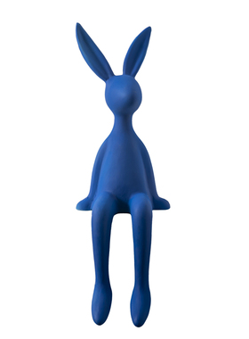 陶瓷轻奢客厅克莱因蓝兔子摆件