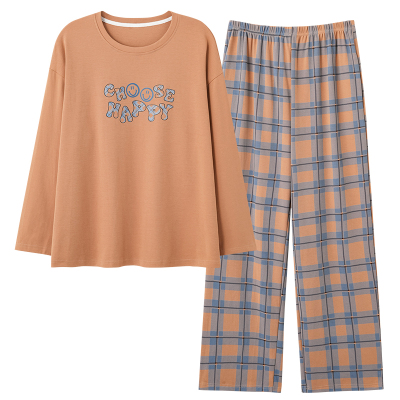 【浪莎】官方正品纯棉长袖睡衣女