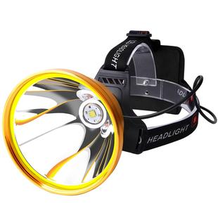 超大九核Led爆亮头灯强光充电21700锂电黄白蓝三色夜钓鱼户外探照