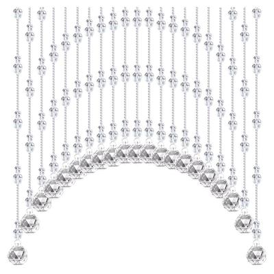 网红水晶珠帘免打孔门帘