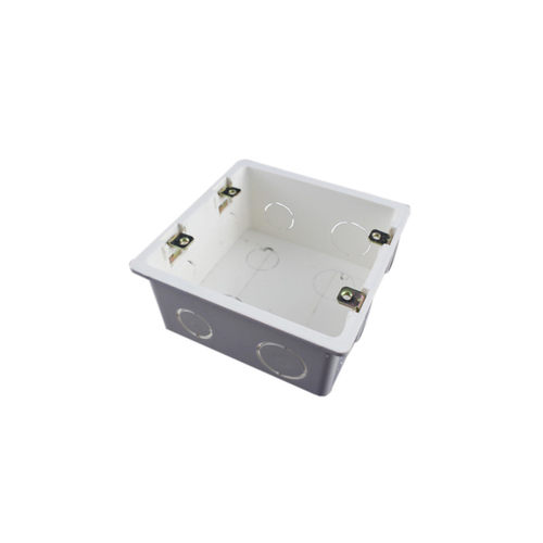 PVC加厚120暗装阻燃双联接线盒暗盒通用底盒 120中央空调大方盒