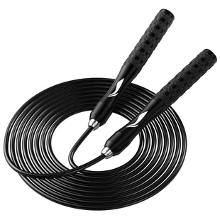 李宁中考专用跳绳2026中招体育考试标准初中学生专业钢丝包塑4mm