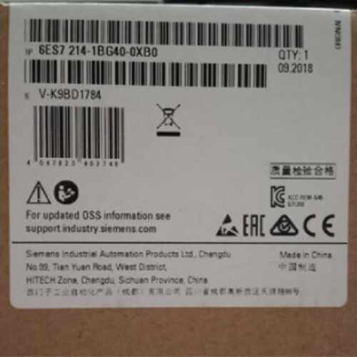 议价6ES7214-1BG40-0XB0 S7-1200CPU 1214C模块6ES7 214-1BG40-0X
