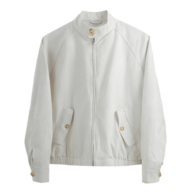 TRIPLE哈灵顿夹克翻领通勤宽松休闲薄款老钱风外套百搭男秋季