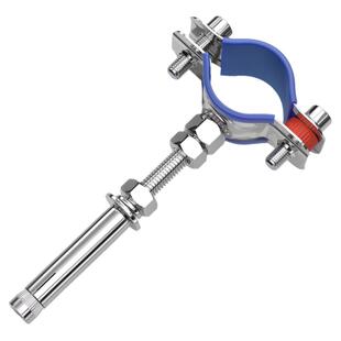 304不锈钢膨胀螺丝水管管夹管卡抱箍水管固定卡扣拉爆管支架螺杆