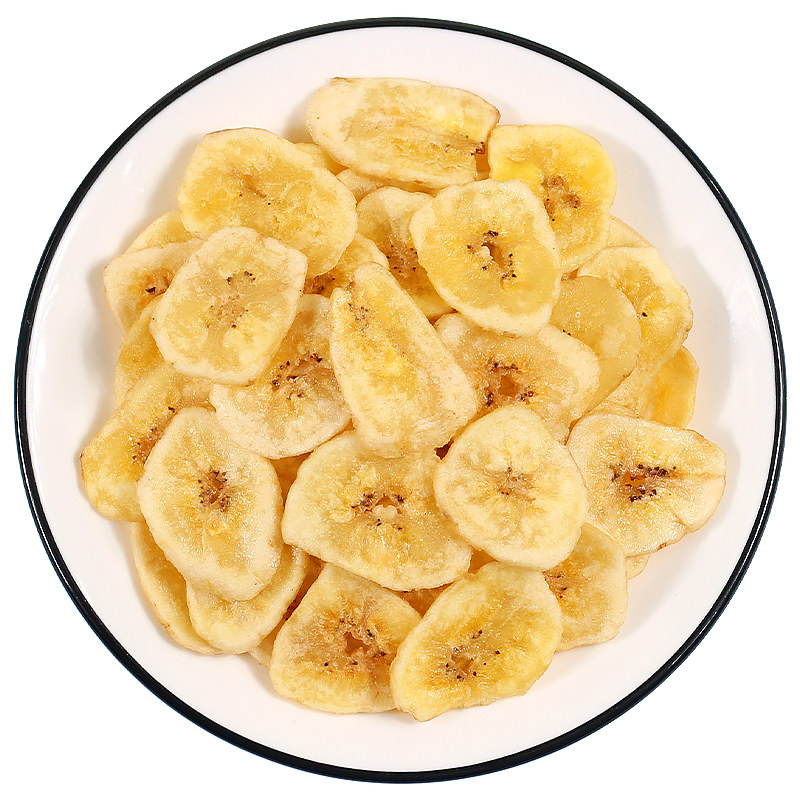 薄脆香蕉片散装香蕉干卷干片菲律宾原料脆片水果干500g芭蕉干零食
