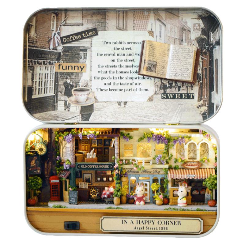 diy小屋盒子剧场手工圣诞节礼物