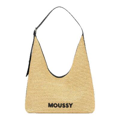Moussy草编托特包通勤2026新款