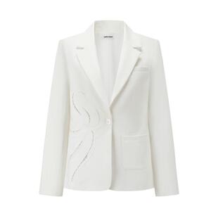 SHRO ENRO 暮霭花园女士镂空绣花轻职场西装 银泰百货精品301469
