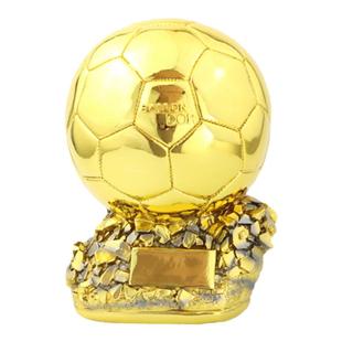 金球奖杯欧洲杯欧冠杯足球奖杯定制C罗梅西金靴奖金银铜三色定做