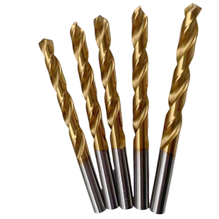 高速钢直柄麻花钻镀钛超硬不锈钢手电台光伏打孔专用钻头1-16.520