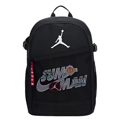 NIKE耐克男女同款书包2026春Joran印花休闲背包双肩包 IW1785-010