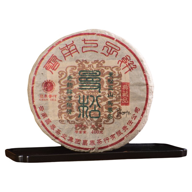 2004年昌泰普洱曼松400g/饼