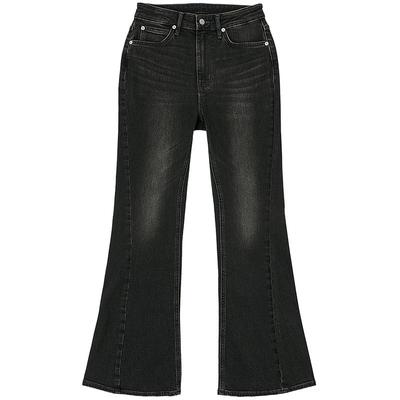 【张凌赫代言】Lee商场同款25秋冬新品426修身微喇黑灰色女牛仔裤