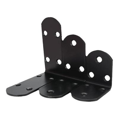 不锈钢黑色角码90度直固定加厚