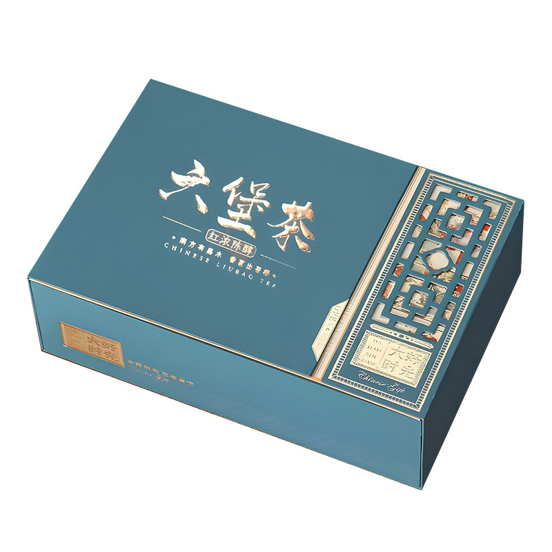 六堡茶广西特产梧州六堡茶黑茶散装礼盒送礼茶叶中秋节送长辈礼物