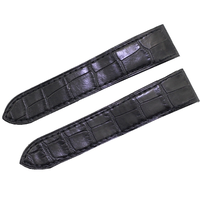 卡地亚山度士杜蒙美洲鳄鱼皮表带