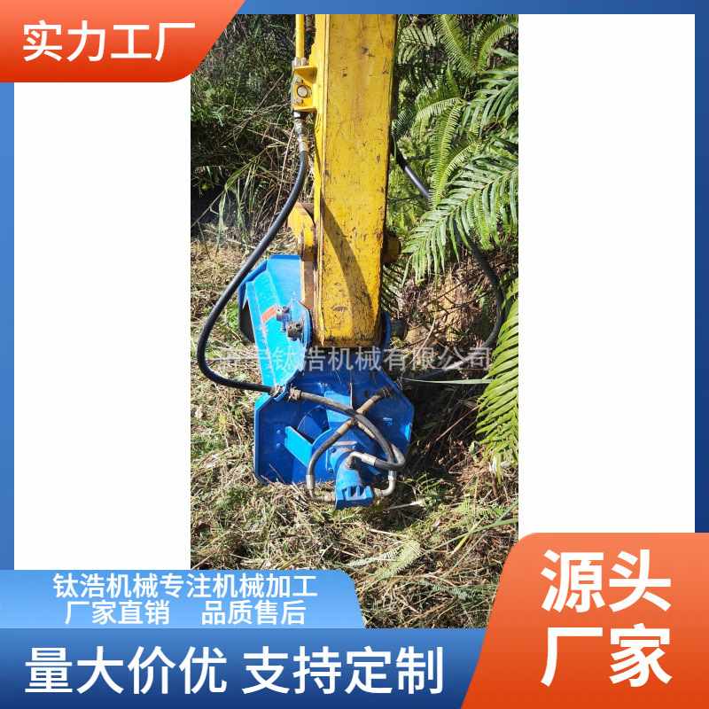 65挖掘机割草机,智造大观,杂草清理,快速割草除草,65挖机除草机