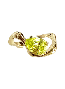 lhwindsor不规则大竹叶戒指