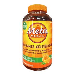 加拿大直邮Metamucil美达施膳食纤维软糖180粒/瓶新款促进纤维粉