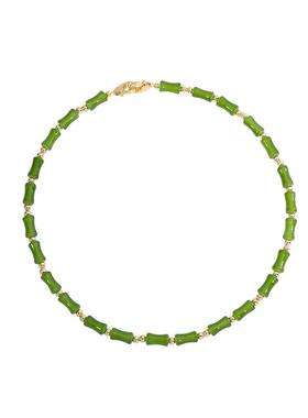 摩邦珠宝绮遇·竹影遥竹节项链 时尚气质轻奢新款节日礼物