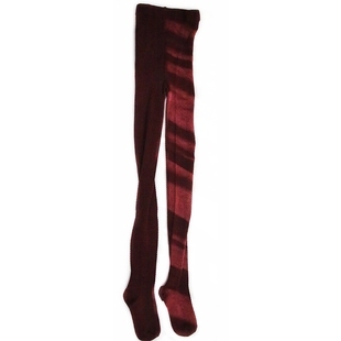 秋冬复古暗纹麻花显瘦腿裹起毛针织混纺保暖加绒裤袜打底袜女