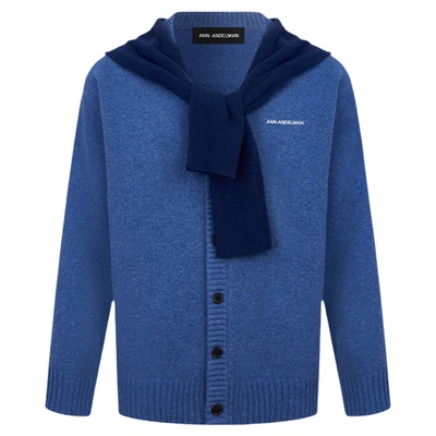 ANN ANDELMAN  25秋冬男女同款披肩连帽针织开衫银泰百货 301286