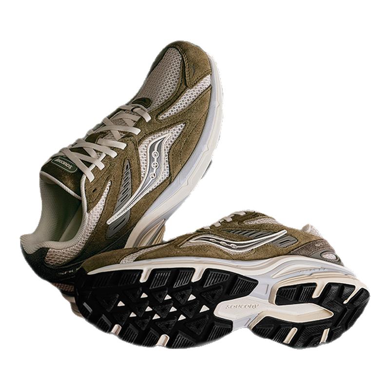 Saucony索康尼官方正品男女美式复古跑鞋情侣休闲运动鞋 绿白K4