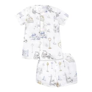 Domiamia纱布月子服四季可穿女士长袖家居服孕产妇睡衣哺乳套装