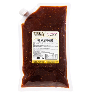 口味哆韩式香辣味炸鸡酱炸鸡连锁加盟店专用香辣炸鸡酱商用酱料