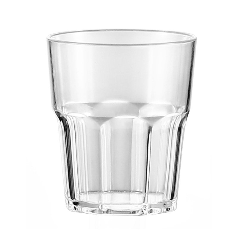 酒吧KTV八角杯啤酒杯 防摔PC亚克力塑料小酒杯  整箱200个装