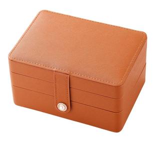 高档首饰收纳盒新款精致多层耳钉耳环耳饰项链戒指盒大容量防氧化