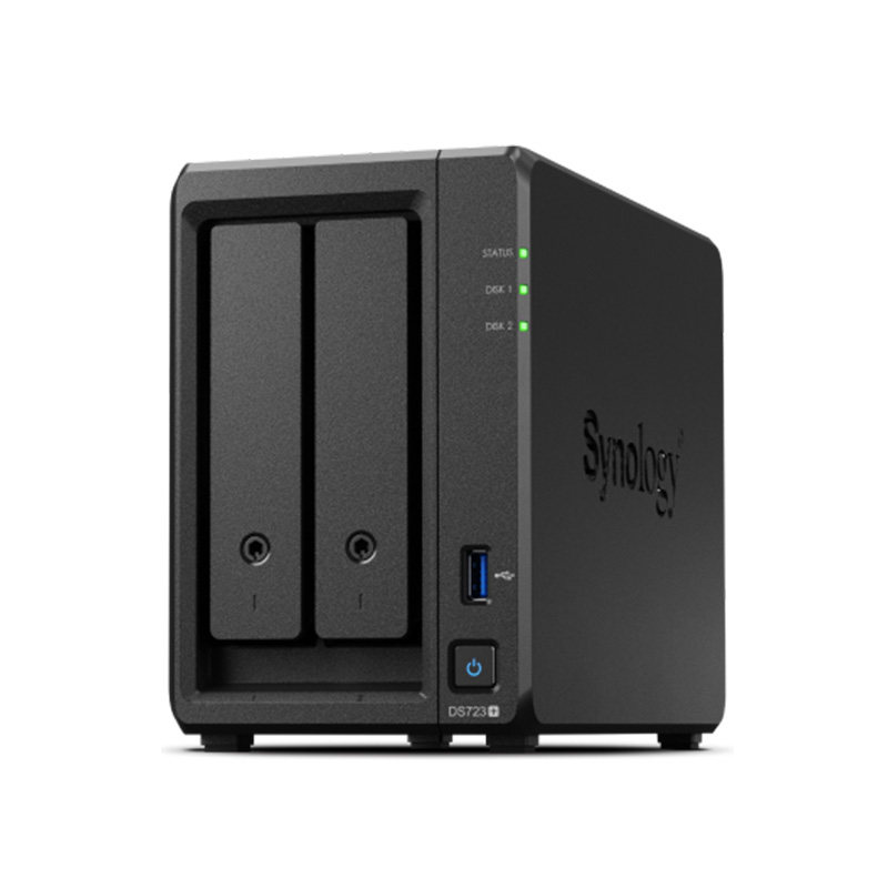 Synology群晖DS723+ DS1522+ NAS主机 网络存储器团队办公私有云文件共享备份群辉支持infuse
