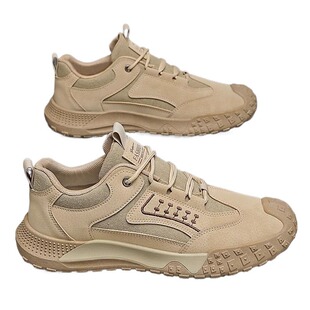 男鞋春夏季新款透气劳保鞋子男士防滑耐磨工地上班运动休闲登山鞋