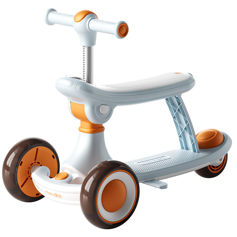 曼龙儿童滑板车1-3-6-12岁宝宝滑滑车男女童二合一滑步踏板平衡车