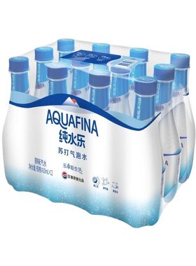 苏打水百事纯水乐苏打气泡水410ml*12/24冰爽畅饮囤货聚会原味