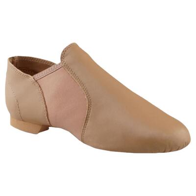 capezio舞蹈教师鞋免免系带真皮