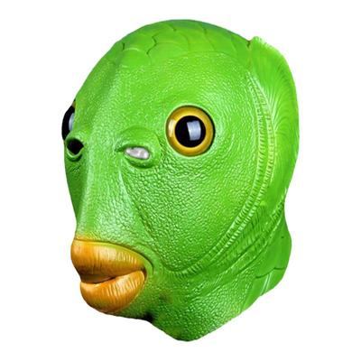 鱼头套可爱搞怪面具全脸猩猩搞笑