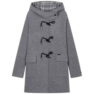 TeenieWeenie牛角扣毛呢大衣
