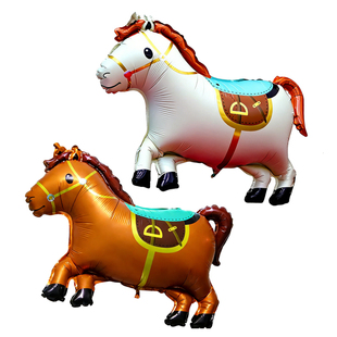 赶马入笼厩年会游戏道具赶鸡动物气球框互动团建活动亲子运动会