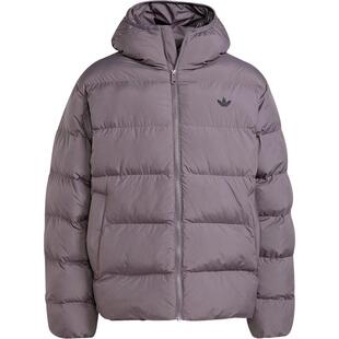 Adidas/阿迪达斯官方正品三叶草男士连帽保暖梭织耐穿棉服JX4122