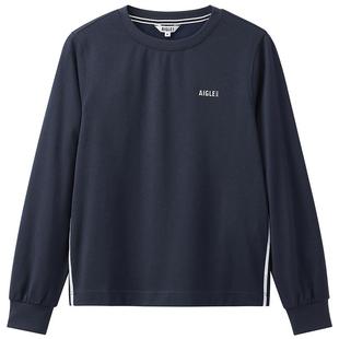 AIGLE艾高夏秋季款DFT速干防紫外线女士运动内搭长袖T恤法式上衣