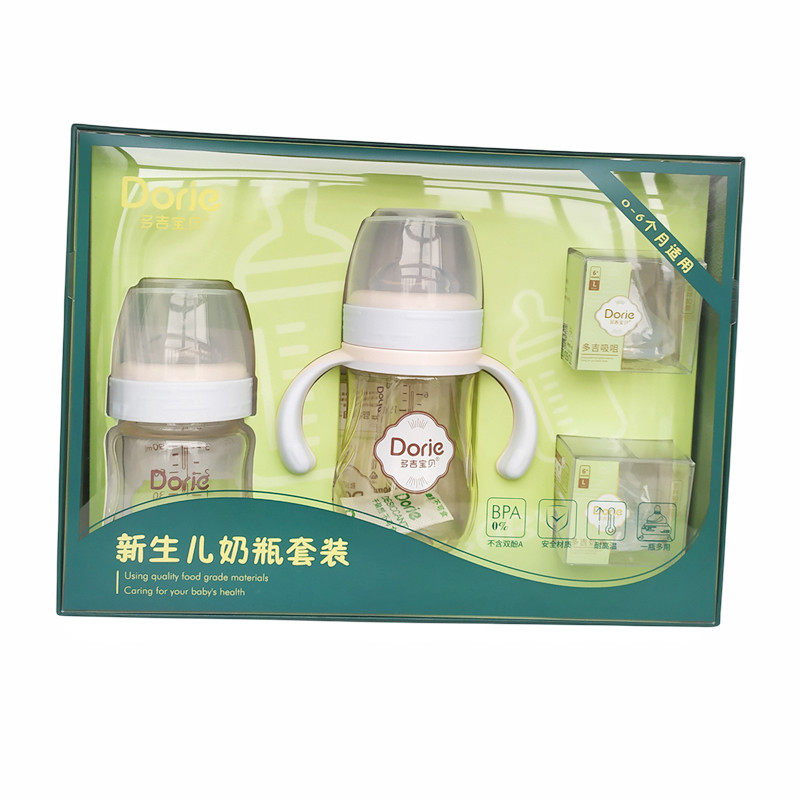 多吉宝贝玻璃/PPSU奶瓶90ml180ml
