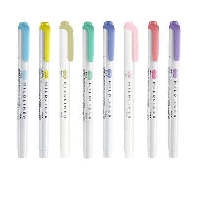 ZEBRA斑马双头柔和荧光笔WKT7