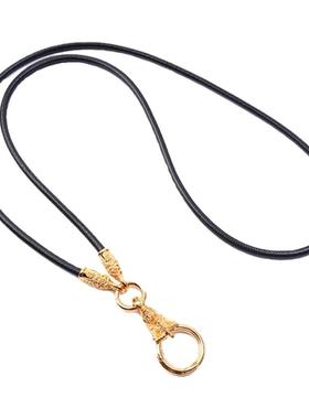 泰伽镀金拉胡佛牌挂绳男女