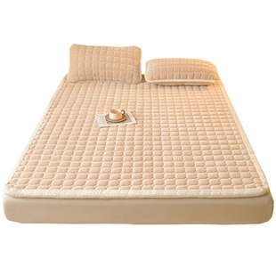 牛奶绒床垫褥子软垫冬季加绒家用加厚学生宿舍单人铺垫被毛毯床褥