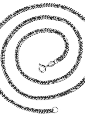 复古时尚个性风男士百搭银项链