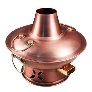 郭一元铜火锅电碳两用火锅炉